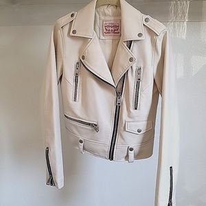Faux Leather Moto Jacket